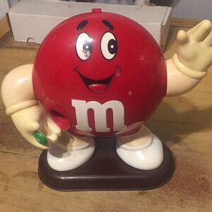 Vintage M&M Red Candy dispenser 1991